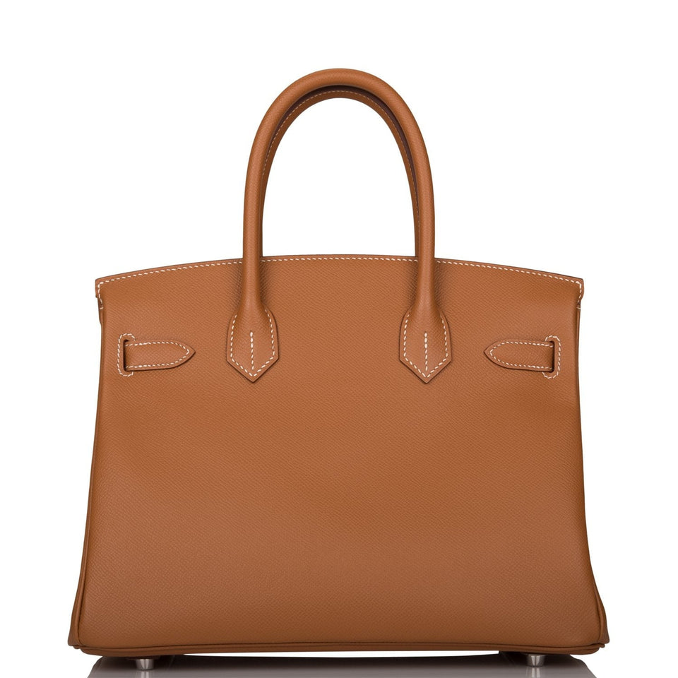 Hermes Birkin 30 Gold Epsom Palladium Hardware