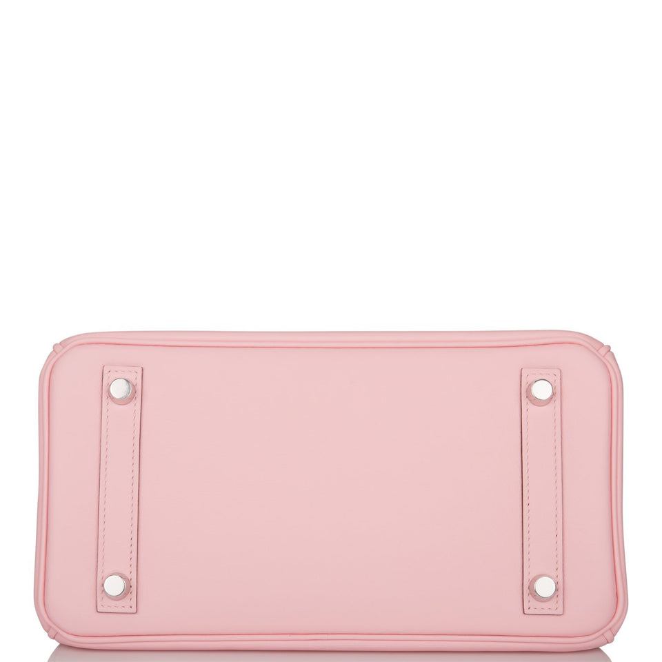 Hermes Birkin 25 Rose Sakura Swift Palladium Hardware