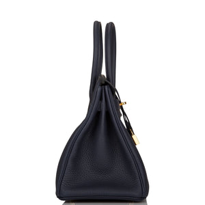 Hermes Birkin 30 Bleu Nuit Togo Gold Hardware