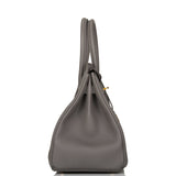 Hermes Birkin 30 Etain Togo Gold Hardware