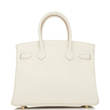 Hermes Birkin 30 Craie Togo Gold Hardware