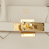 Hermes Birkin 30 Craie Togo Gold Hardware