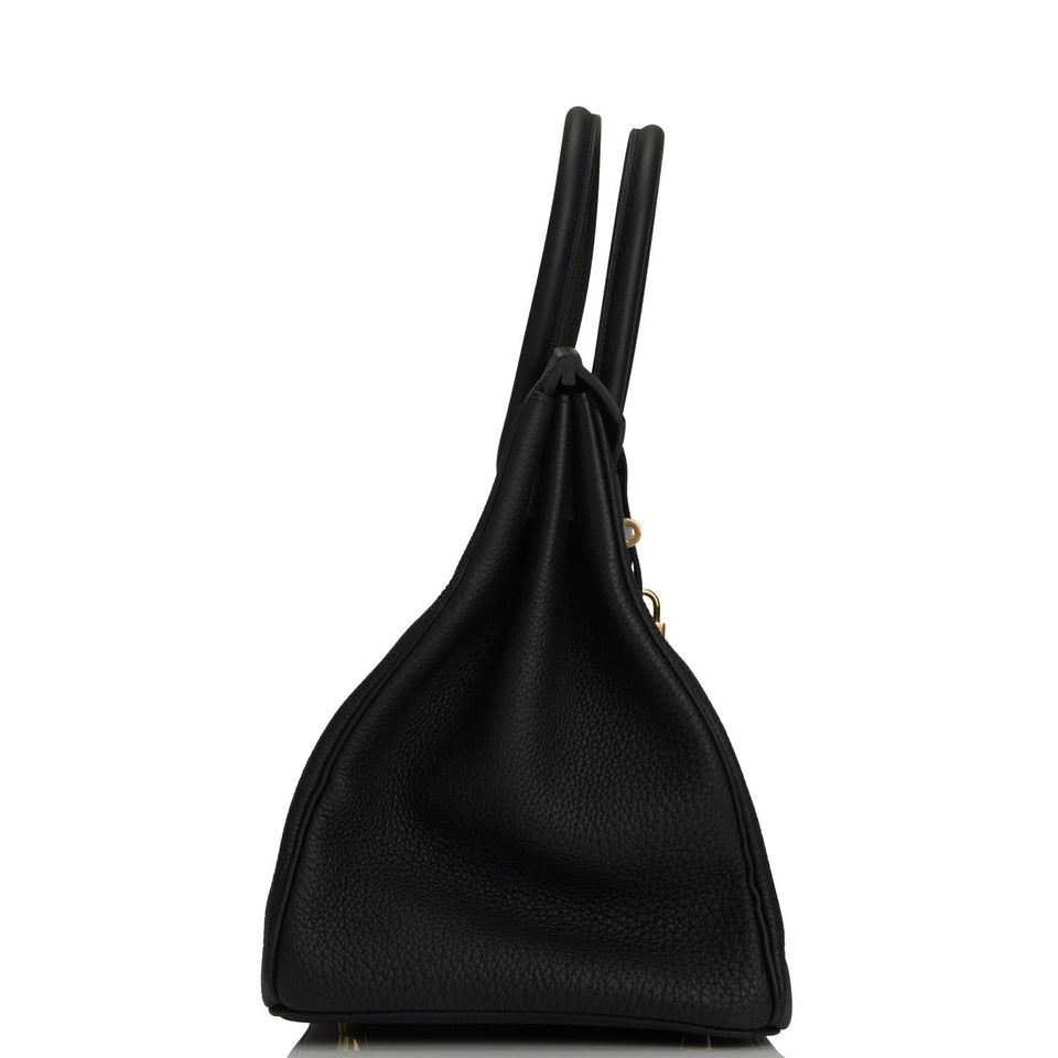 Hermes Birkin 35 Black Togo Gold Hardware