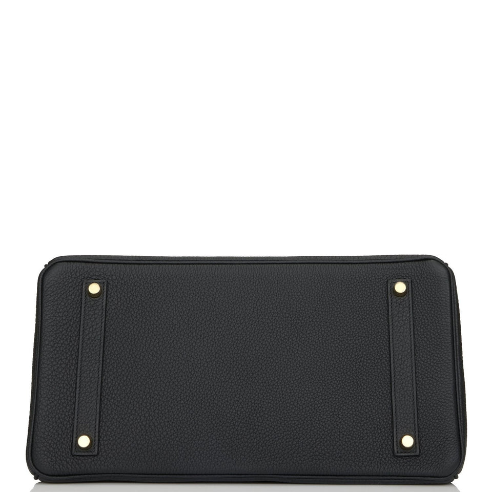 Hermes Birkin 35 Black Togo Gold Hardware