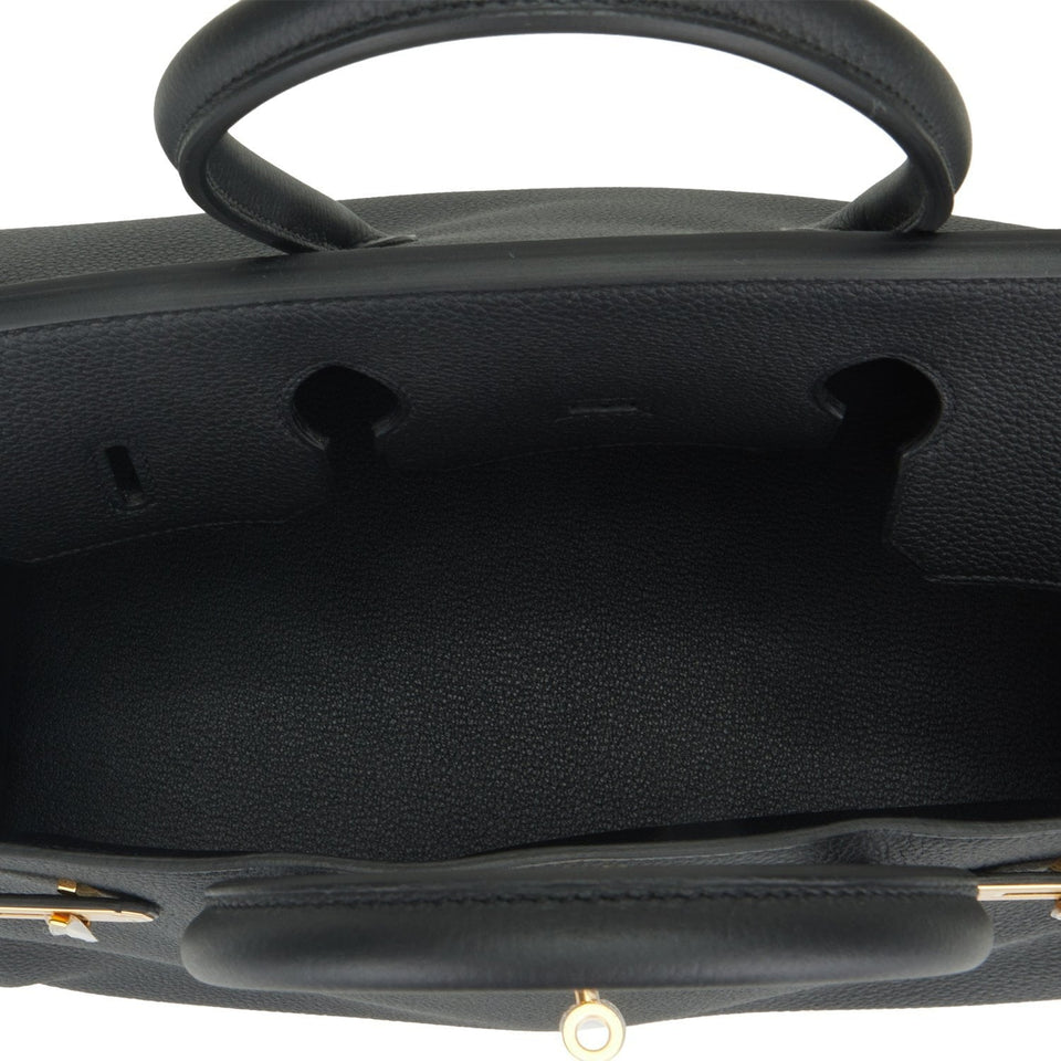 Hermes Birkin 35 Black Togo Gold Hardware