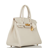 Hermes Birkin 30 Craie Togo Gold Hardware