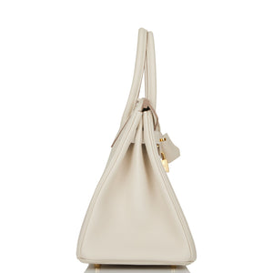 Hermes Birkin 30 Craie Togo Gold Hardware