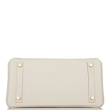 Hermes Birkin 30 Craie Togo Gold Hardware