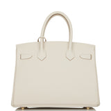 Hermes Birkin 30 Craie Togo Gold Hardware