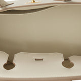 Hermes Birkin 30 Craie Togo Gold Hardware