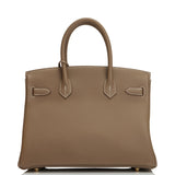 Hermes Birkin 30 Etoupe Togo Gold Hardware