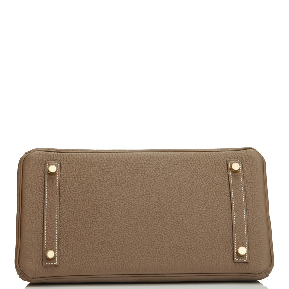 Hermes Birkin 30 Etoupe Togo Gold Hardware