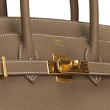 Hermes Birkin 30 Etoupe Togo Gold Hardware