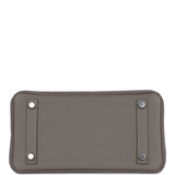 Hermes Birkin 25 Gris Meyer Togo Palladium Hardware