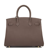 Hermes Birkin 30 Ebene Togo Gold Hardware