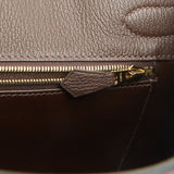 Hermes Birkin 30 Ebene Togo Gold Hardware