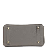 Hermes Birkin 25 Gris Meyer Togo Gold Hardware