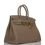 Hermes Birkin 35 Etoupe Togo Gold Hardware