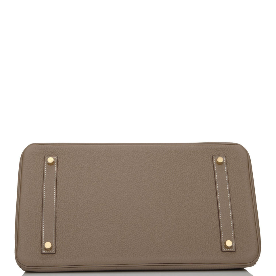 Hermes Birkin 35 Etoupe Togo Gold Hardware