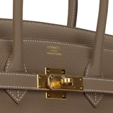 Hermes Birkin 35 Etoupe Togo Gold Hardware