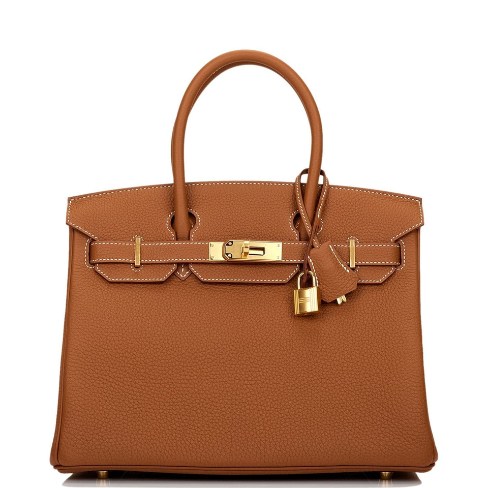 Hermes Birkin 30 Gold Togo Gold Hardware
