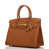 Hermes Birkin 30 Gold Togo Gold Hardware
