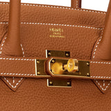 Hermes Birkin 30 Gold Togo Gold Hardware