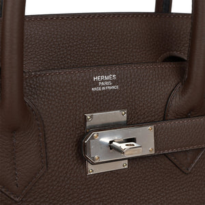 Hermes Western HAC Birkin 40 Ebene Togo Palladium Hardware