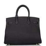 Hermes Birkin 30 Black Togo Gold Hardware