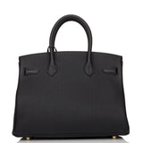Hermes Birkin 30 Black Togo Gold Hardware