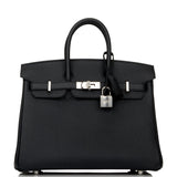 Hermes Birkin 25 Black Togo Palladium Hardware