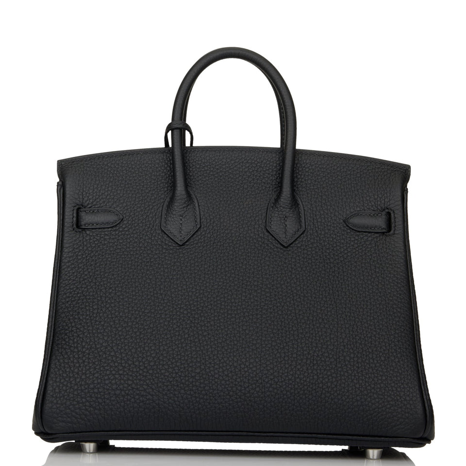 Hermes Birkin 25 Black Togo Palladium Hardware