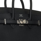 Hermes Birkin 25 Black Togo Palladium Hardware
