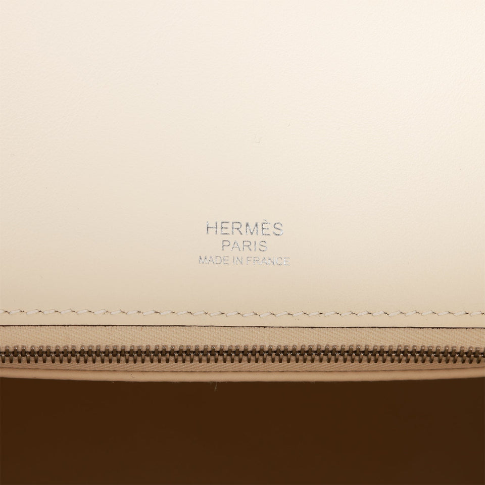 Hermes Birkin 30 Glycine Grizzly and Nata Swift Palladium Hardware