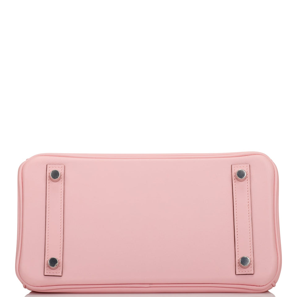 Hermes Birkin 25 Rose Sakura Jonathan Palladium Hardware