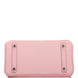 Hermes Birkin 25 Rose Sakura Jonathan Palladium Hardware