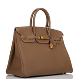 Hermes Birkin 35 Etoupe Togo Gold Hardware