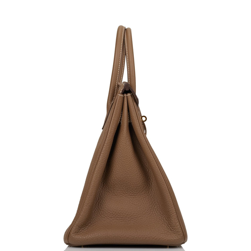 Hermes Birkin 35 Etoupe Togo Gold Hardware