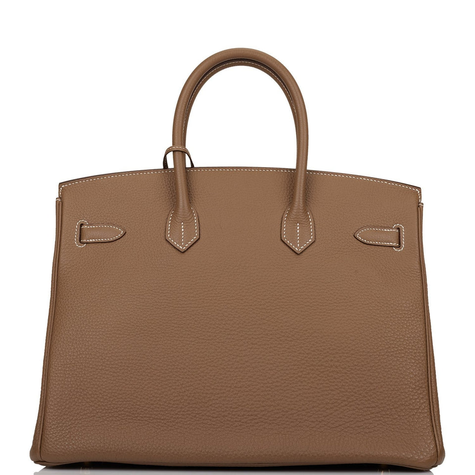 Hermes Birkin 35 Etoupe Togo Gold Hardware