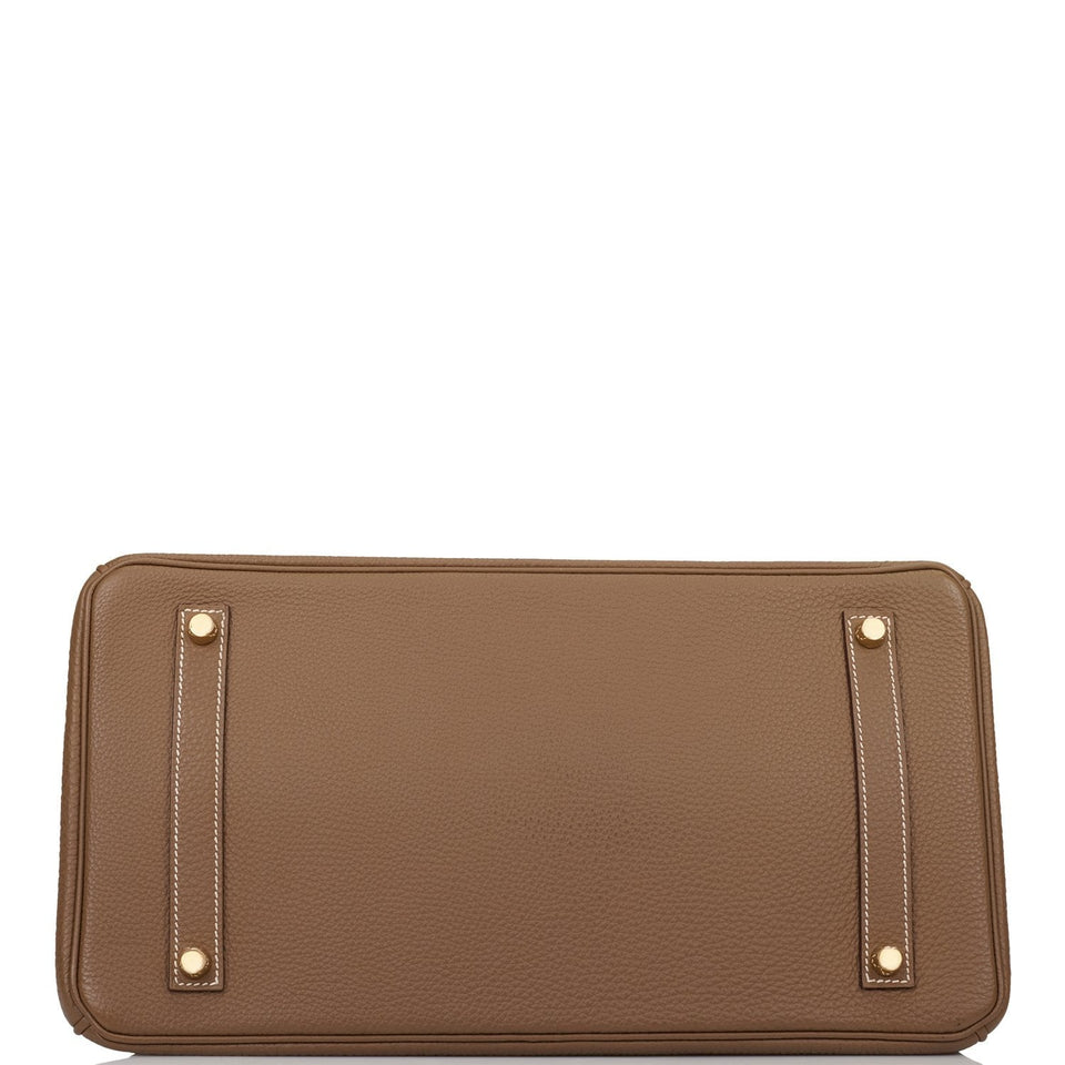 Hermes Birkin 35 Etoupe Togo Gold Hardware