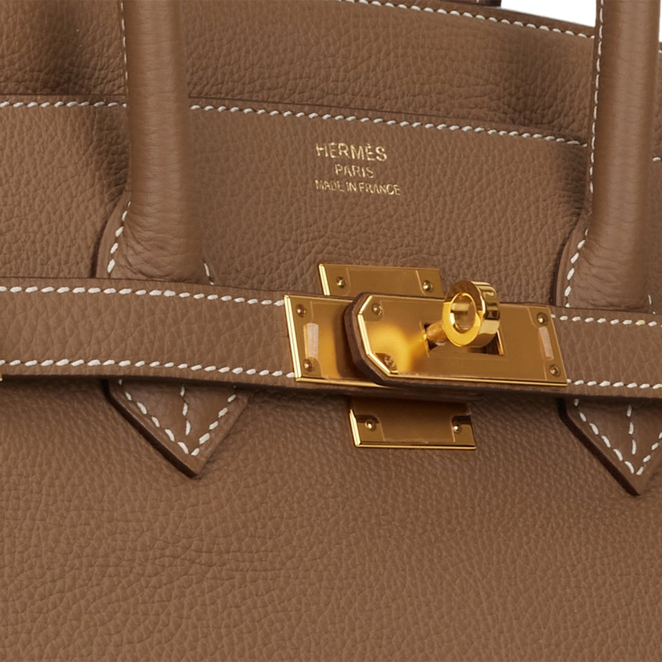 Hermes Birkin 35 Etoupe Togo Gold Hardware
