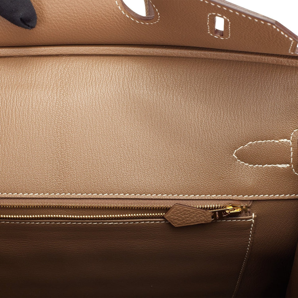 Hermes Birkin 35 Etoupe Togo Gold Hardware