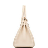 Hermes Birkin 30 Craie Togo Palladium Hardware