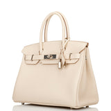 Hermes Birkin 30 Craie Togo Palladium Hardware