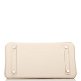 Hermes Birkin 30 Craie Togo Palladium Hardware
