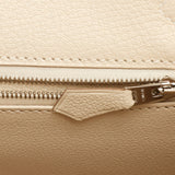 Hermes Birkin 30 Craie Togo Palladium Hardware