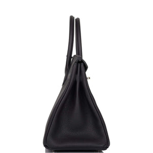 Hermes Birkin 30 Black Togo Palladium Hardware