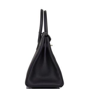Hermes Birkin 30 Black Togo Palladium Hardware