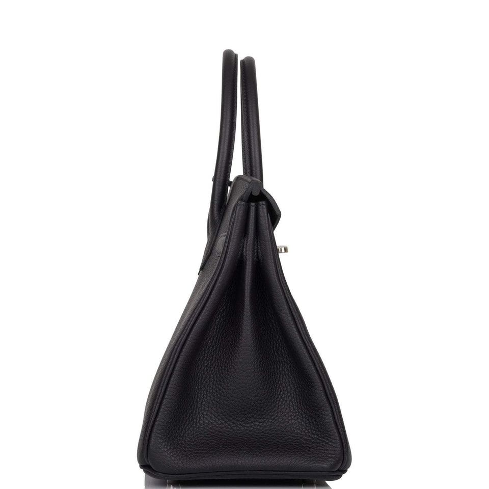 Hermes Birkin 30 Black Togo Palladium Hardware