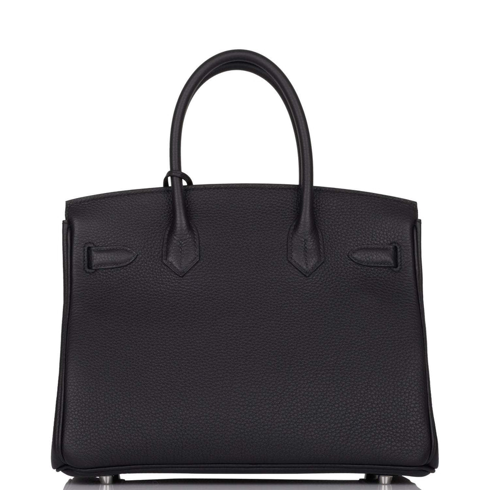 Hermes Birkin 30 Black Togo Palladium Hardware